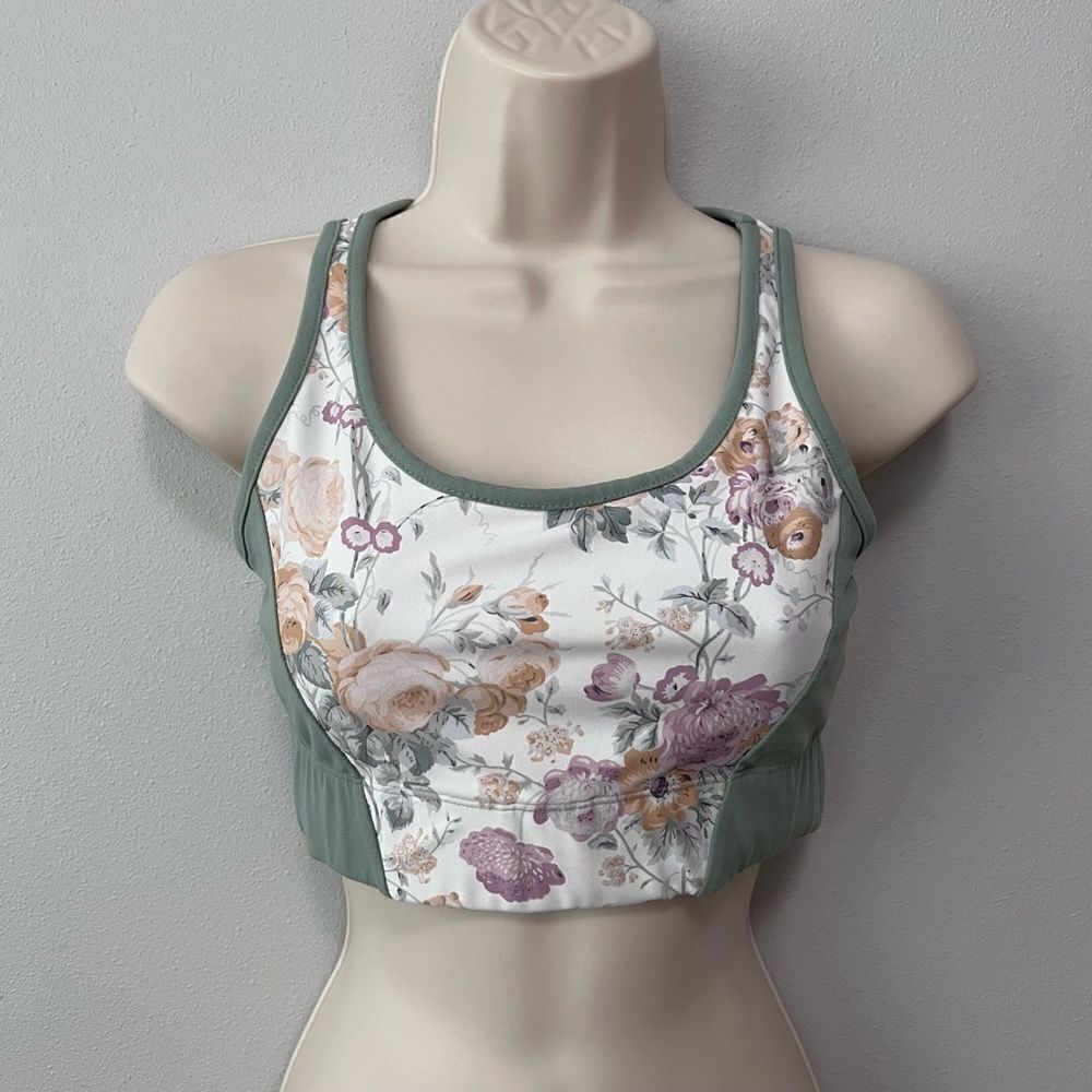 Tuckernuck Sport Meadow Green Sports Bra Size XS